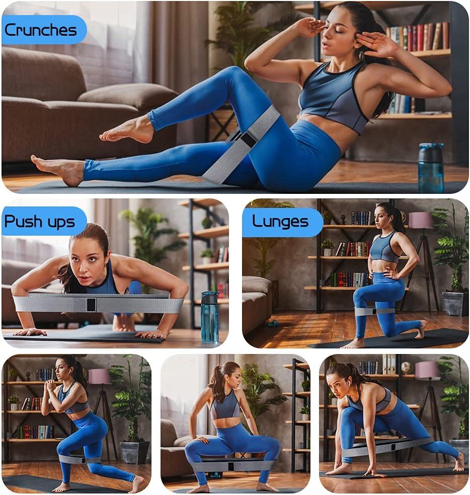 imageUten Resistance Bands for Women and Man NonSlip Booty Bands for Legs and Butt 3 Levels Workout Bands Exercise Bands Glute Bands Elastic Bands for Home Fitness Yoga Pilates Gym