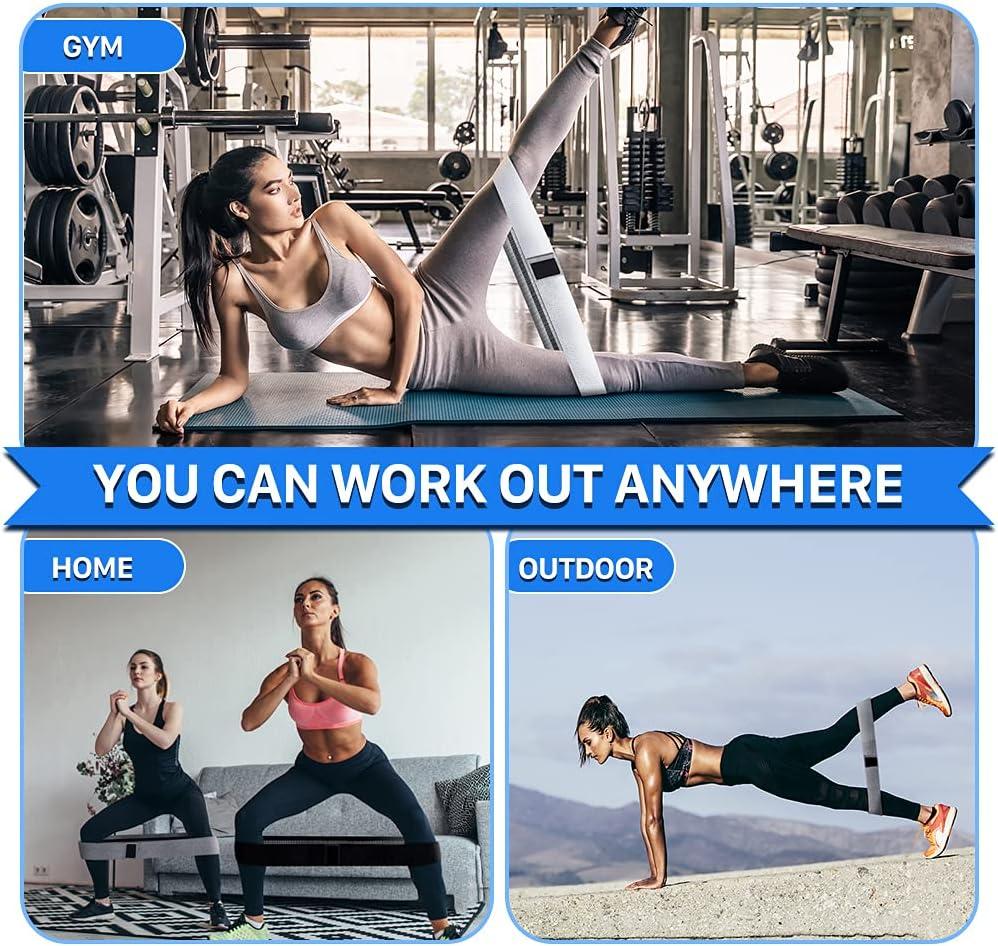 imageUten Resistance Bands for Women and Man NonSlip Booty Bands for Legs and Butt 3 Levels Workout Bands Exercise Bands Glute Bands Elastic Bands for Home Fitness Yoga Pilates Gym