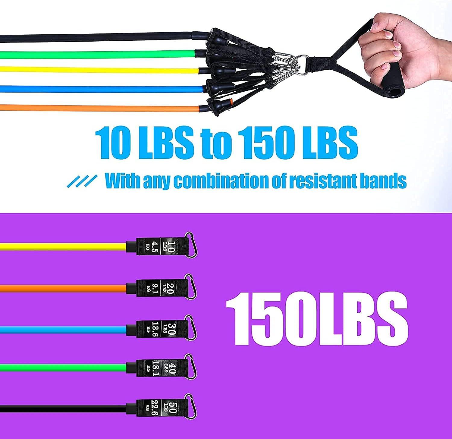 imageUten Resistance BandsYellow  Orange  Blue  Green  Black