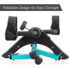 imageUten Folding Pedal Exerciser Under Desk Bike Pedal Exerciser Mini Under Desk Exercise Bike Foot Hand Cycle Portable Arm and Leg Exercise Peddler Machine with LCD MonitorAGreen