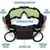 imageUten Night vision Goggles for Kids Adjustable Elastic Band Glasses with LED Light Beams Spy Gear with FlipOut Lights Green Lens Spy Role Play Birthday Gifts and Christmas Gifts for Kids