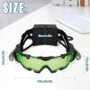 imageUten Night vision Goggles for Kids Adjustable Elastic Band Glasses with LED Light Beams Spy Gear with FlipOut Lights Green Lens Spy Role Play Birthday Gifts and Christmas Gifts for Kids