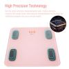 imageUten Smart Scale for Body Weight Digital Bathroom Weighing Wireless Scales with Body Fat and Water Weight for People Bluetooth BMI Electronic Body Analyzer Machine with Smartphone App 400lb Pink