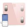 imageUten Smart Scale for Body Weight Digital Bathroom Weighing Wireless Scales with Body Fat and Water Weight for People Bluetooth BMI Electronic Body Analyzer Machine with Smartphone App 400lb Pink